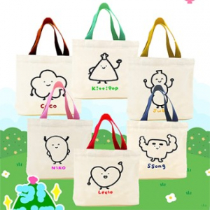 키티팝 캔버스 에코백 Z2604