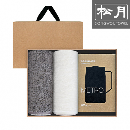 락앤락 메트로 머그 1p + 송월 솔리드혼방사무지 2p #2