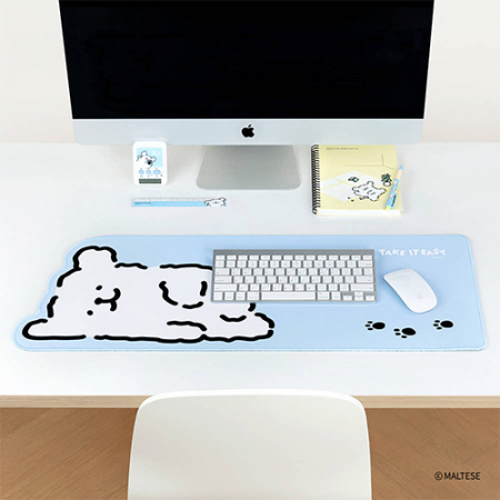 몰티즈 형태 데스크 장패드 #4