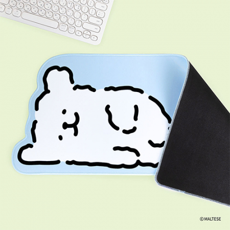 몰티즈 형태 데스크 장패드 #2