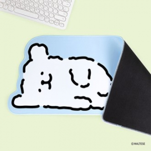 몰티즈 형태 데스크 장패드