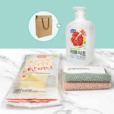 친환경주방세제 락앤락수세미 단미니고무장갑