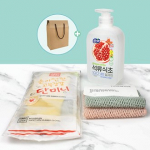 친환경주방세제 락앤락수세미 단미니고무장갑