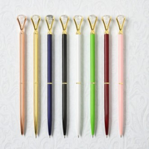 프리미엄 다이아 유성 메탈 볼펜 8종 컬러