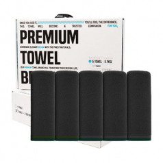 [5Towel 그레이] 브룸피 뱀부 프리미엄 타올 40수 200g 기프트 세트