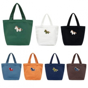 홀스 와펜 순면 미니 토트백5 // 컬러인쇄무료