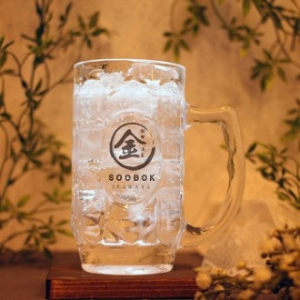 홈카페 집들이 커플술잔 업소용 손잡이 하이볼 맥주 유리잔