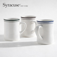 시라쿠스 뉴욕 킹스인 오목머그 (블루 그린 브라운) 400ml