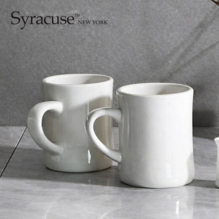 시라쿠스 뉴욕 킹스인 화이트 오목머그 400 #2