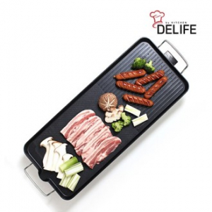 DELIFE메가 와이드 전기그릴 (손잡이포함)