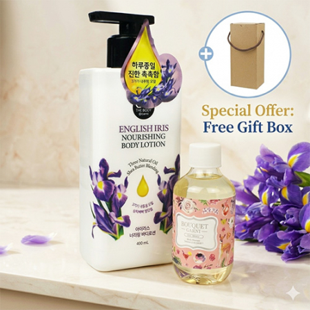 LG생활건강 아이리쉬 바디로션 400ml + 부케가르니 바디워시 세트 #2