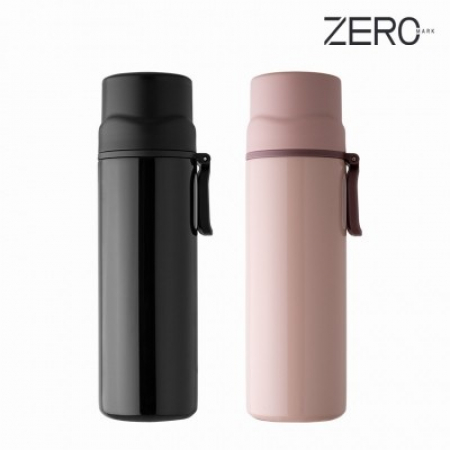 제로마크 애니원보온병 450ml [블랙/핑크] #2