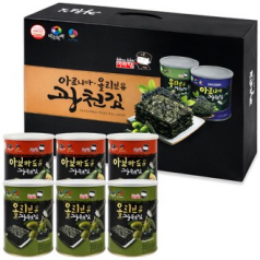 이반장 프리미엄 광천김세트(캔김세트)6캔