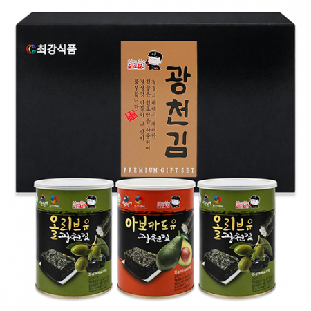 이반장 프리미엄 광천김세트(캔김세트)3캔 #3