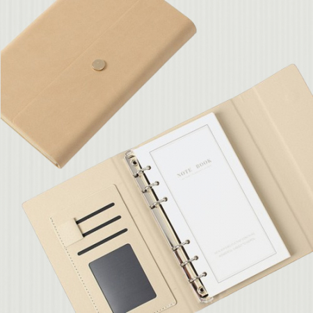 깔끔한 가죽 커버 다이어리 노트 A6 Y2602 #2