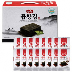 명품 곱창돌김세트(도시락김 16봉)