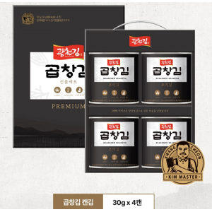 맛있는 곱창김 광천김 4캔