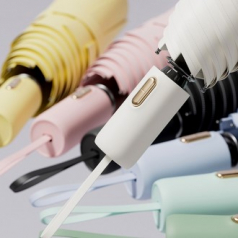 골드라인 골드버튼 암막 3단 자동 양우산