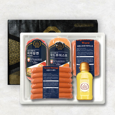 브라이트데이 X 퀸주트 독일스타일 프리미엄 수제햄 선물세트 1호 소스 증정 #3