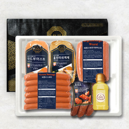 브라이트데이 X 퀸주트  독일스타일 프리미엄 수제햄 선물세트 3호 소스 증정 #2