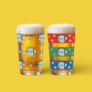 아르덴기프트 맞춤인쇄 맥주잔 2세트