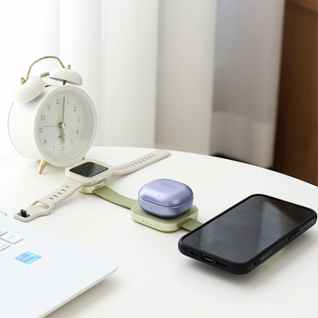 머레이 3in1 무선충전기 삼성/애플 공동호환 고속충전기 Dual Tap #3