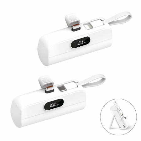 PD20W  고속 LCD 2in1 도킹보조배터리 EM-75 #3