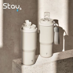 스테이24 대용량 쓰리웨이텀블러 보온보냉 빨대