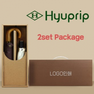 협립 3단60 곡자 슈퍼 엔티크 초고밀도 완전자동 우양산 +협립3단암막골든수동식우양산-세트