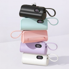 에이파워 5000mah 도킹형 보조배터리 듀얼젠더+USB-A