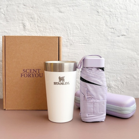 센트포유 포켓 5단양우산+스탠리 스태킹비어파인트세트 #2