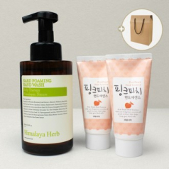 Nard 나드 포밍 핸드워시 500ml + 과일나라 핑크피치 핸드크림 2개