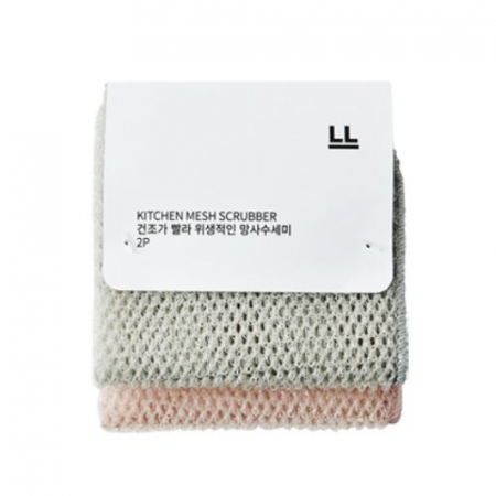 락앤락 건조가 빨라 위생적인 망사 수세미 2P #3