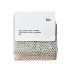 락앤락 건조가 빨라 위생적인 망사 수세미 2P