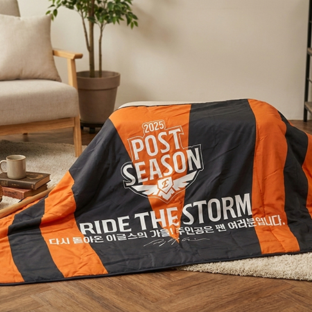 주문제작형 DTP전사 패딩담요+파우치 SET #3