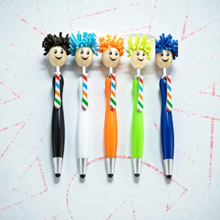 뽀글머리 스크린 터치 볼펜 // 색상선택 #2