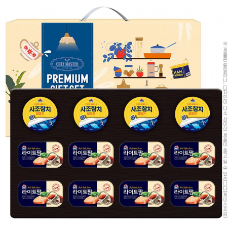 명절선물세트 사조 혼합세트4-8호(참치4개/라이트팜8개)/ 박스단위 무료배송 #2