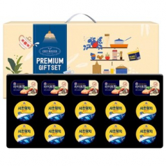 명절선물세트 사조 혼합세트10-5호(참치10개/라이트팜5개) / 박스단위 무료배송