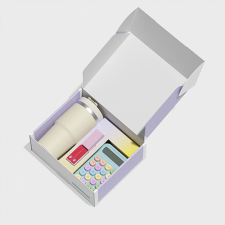 루티네 선물세트 밀크티 텀블러+노트볼펜세트+계산기+스테이플러세트 #3