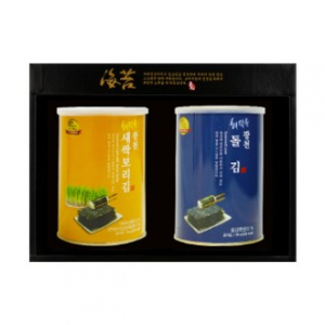 명품 광천김 2캔 선물세트