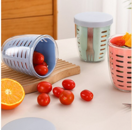 스텐포크 휴대용 과일컵 후르츠팟 (인증제품) #4