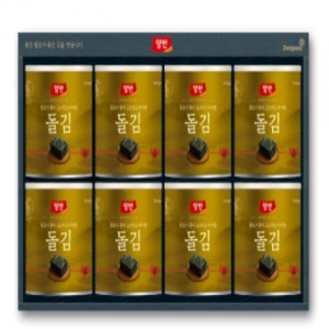 명절선물세트 동원 양반돌김 8캔 세트