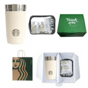 스타벅스 SS 스탠리 크림 아이슬란드 텀블러 473ml 아르더 어메니티 6종 선물세트