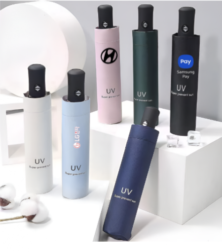 3단 튼튼한 자동 우산각인 001 #2