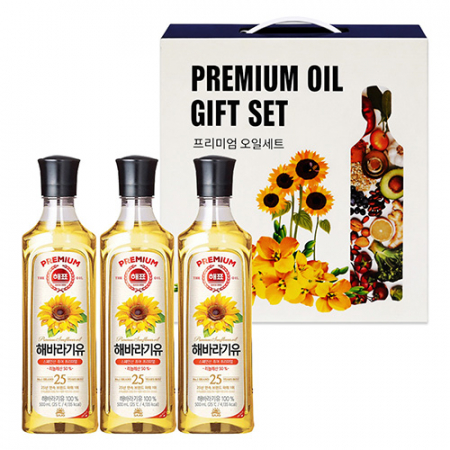 해표 프리미엄 오일세트 3P(해바라기유500mlx3개) #2
