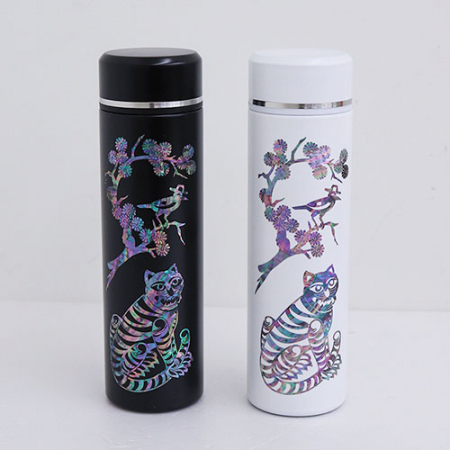 작호도 까치호랑이 자개텀블러 500ml #2
