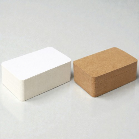 무지 양면카드 판촉용 카드지 100매x2세트  / 2종류 #2