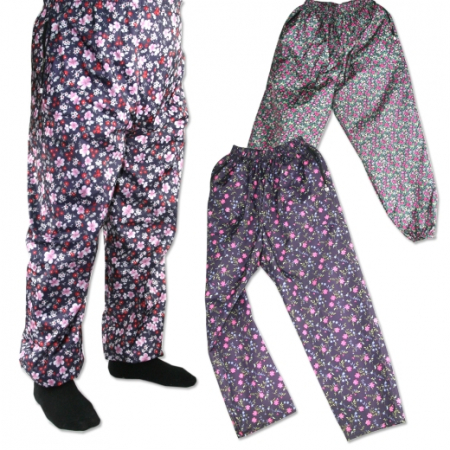 국산 꽃무늬 방수바지/ 물바지/ 작업바지 #2