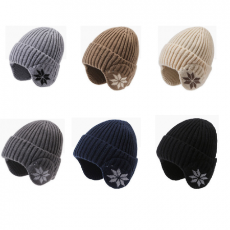 남녀공용 방한모자 니트모자 비니모자 귀달이모자 #3