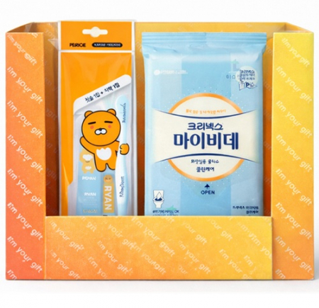 카카오양치세트와 마이비데 2종세트 여행용 칫솔치약 휴대용 크리넥스 엘지생활건강 #2